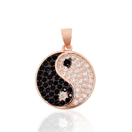 Silver pendant with Zirkons