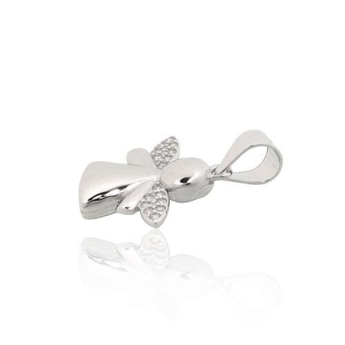 Alternative view of Silver pendant with Zirkons