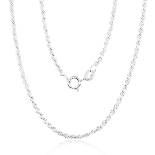 Silver chain Rope 2 mm