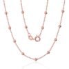 Silver chain Bead 1-3 mm