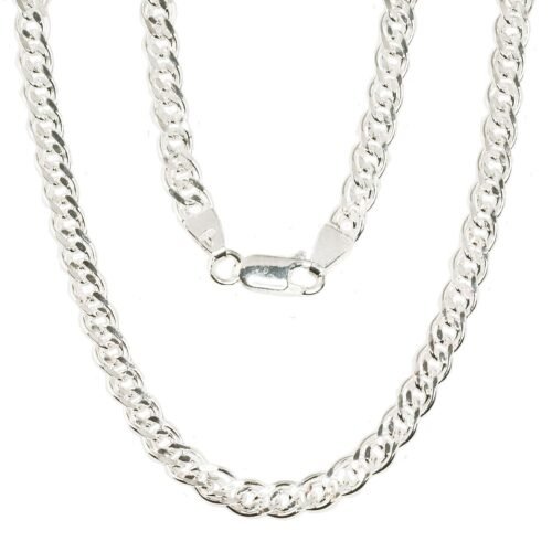 Silver chain Mona Liza 4,9 mm , diamond cut