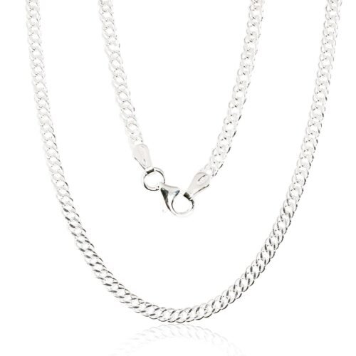 Silver chain Rombo 2,8 mm , diamond cut