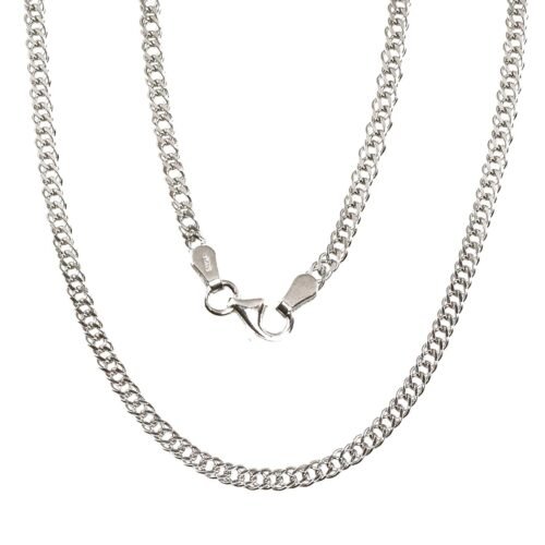 Silver chain Rombo 2,8 mm , diamond cut