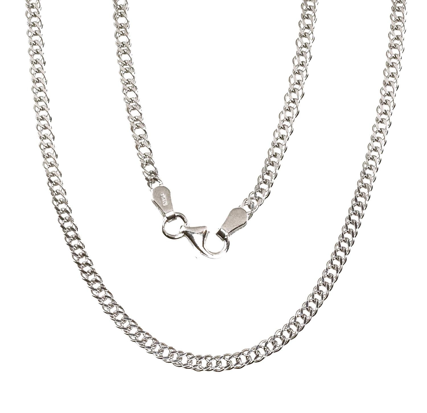 Silver chain Rombo 2,8 mm , diamond cut