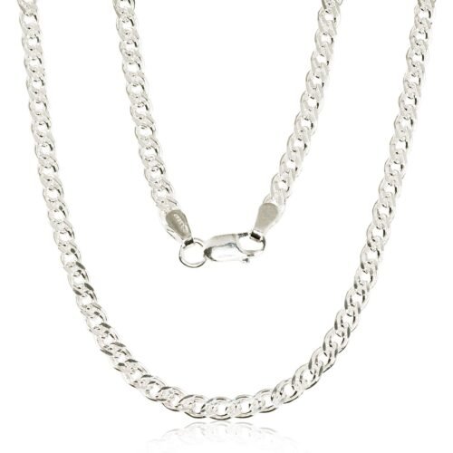 Silver chain Mona Liza 3.1 mm , diamond cut