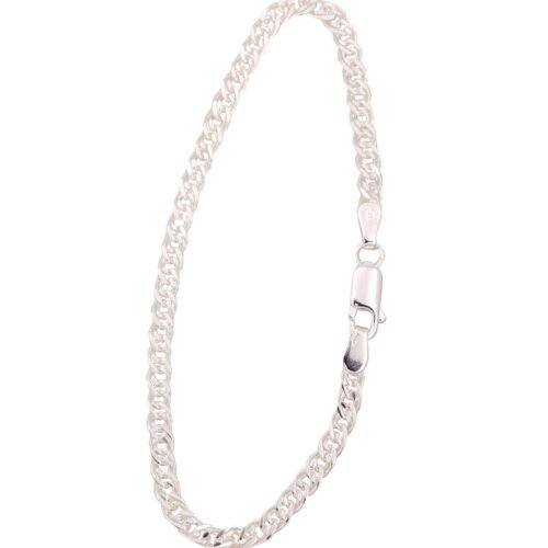 Silver chain Mona Liza 3.1 mm , diamond cut