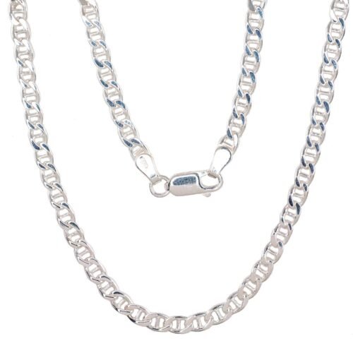 Silver chain Marina 3.9 mm , diamond cut