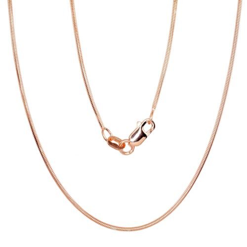Silver chain Snake 1 mm