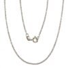 Silver chain Anchor round 1,1 mm