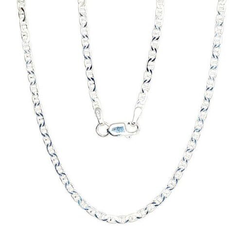 Silver chain Marina 2 mm , diamond cut