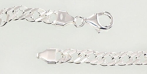 Alternative view of Silver chain Rombo 5.5 mm , diamond cut