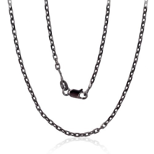 Silver chain Anchor 2.1 mm , diamond cut