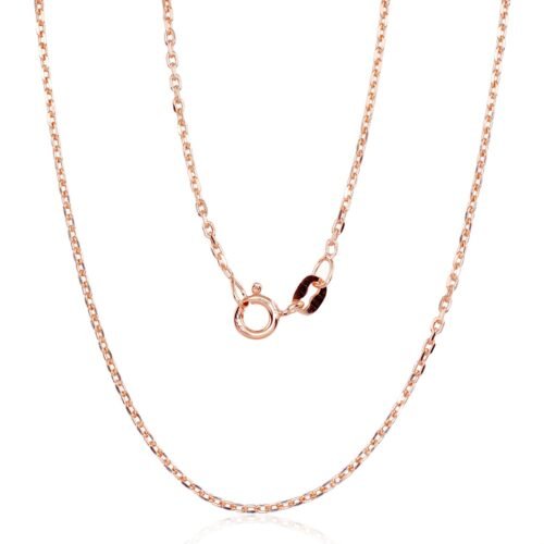 Silver chain Anchor 1.2 mm , diamond cut
