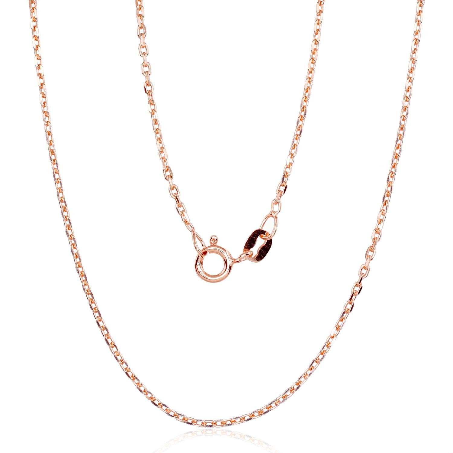 Silver chain Anchor 1.2 mm , diamond cut