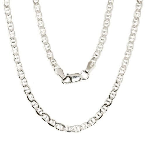 Silver chain Marina 3 mm , diamond cut