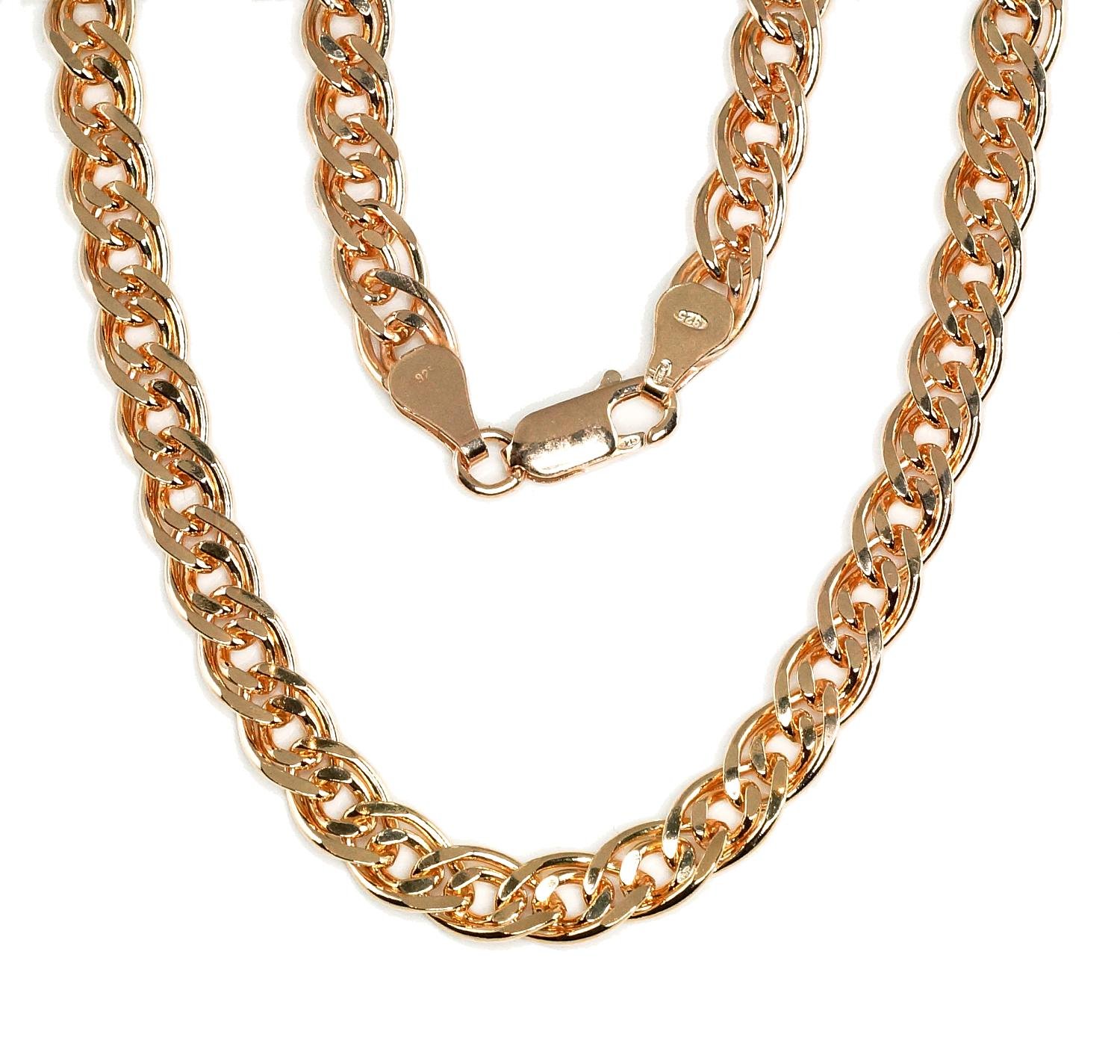 gold plated silver chain bracelet 925 chain bracelet