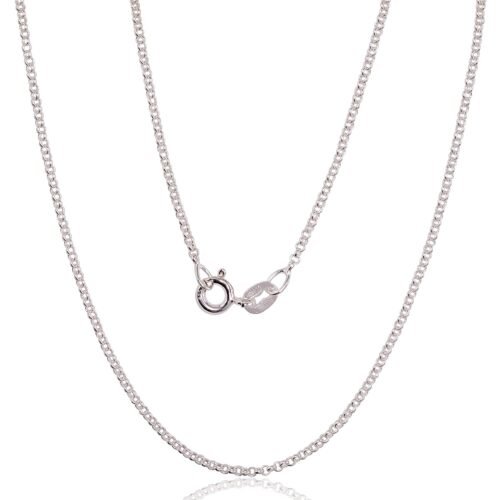 Silver chain Rollo 1 mm