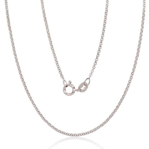 Silver chain Rollo 1 mm