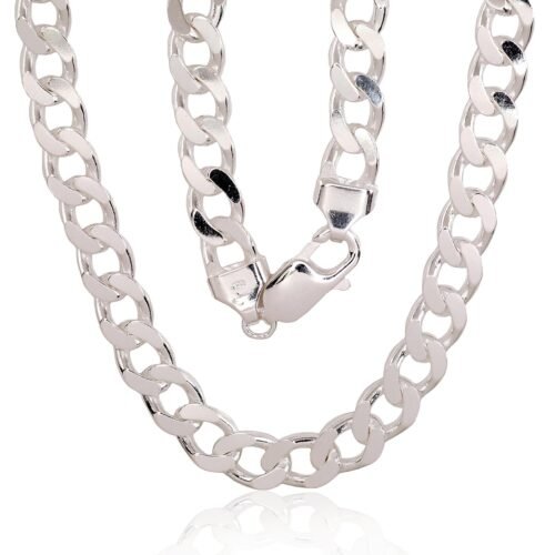 Silver chain Curb 7.5 mm