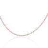 Silver necklace with Zirkons