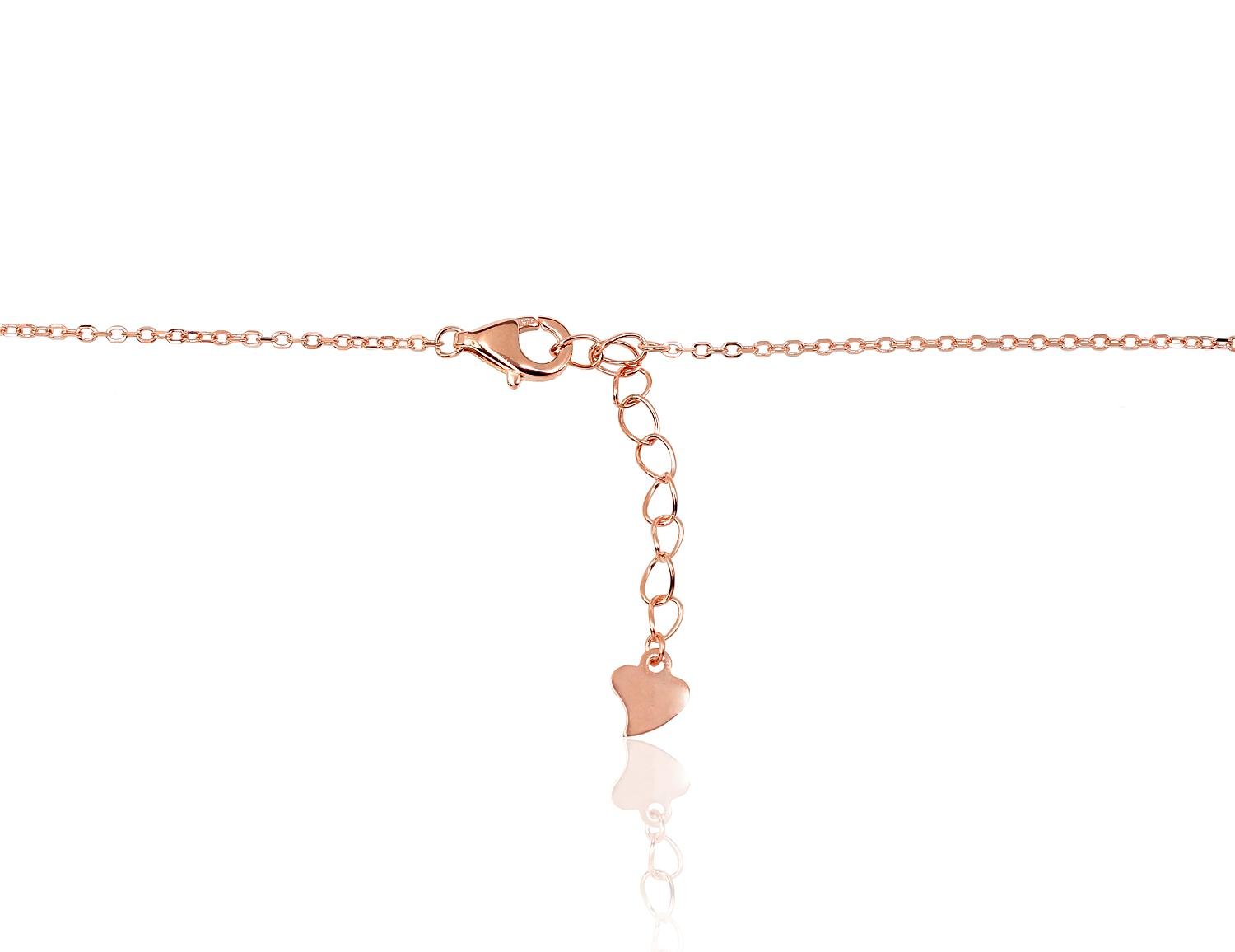 Silver necklace with Zirkons - Image 2