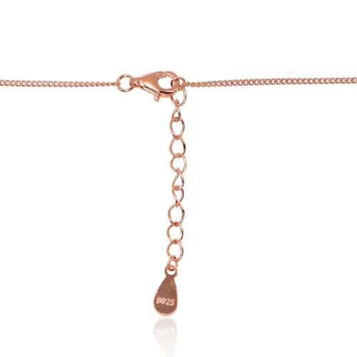 Alternative view of Silver necklace with Zirkons , Fresh-water Pearl , Mother-of-pearl