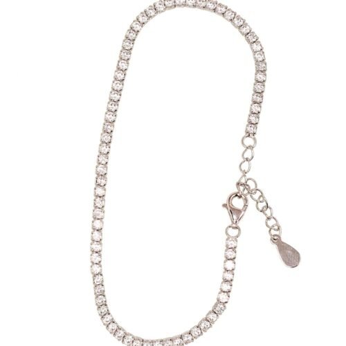 Silver bracelet with Zirkons