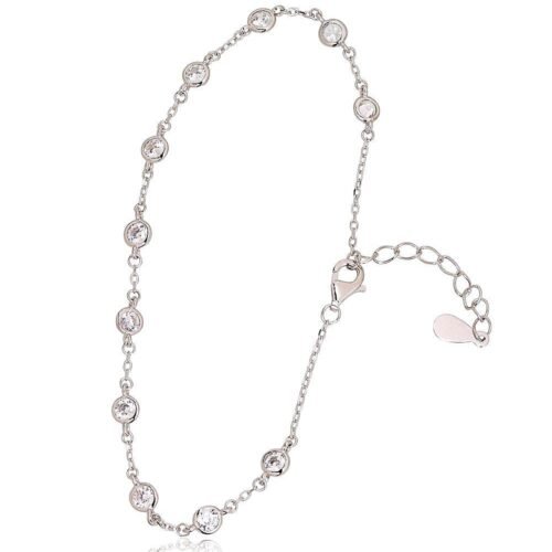Silver bracelet with Zirkons