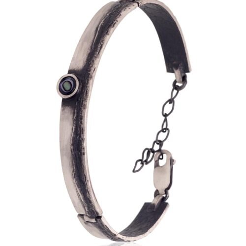 Silver bracelet with Mother-of-pearl