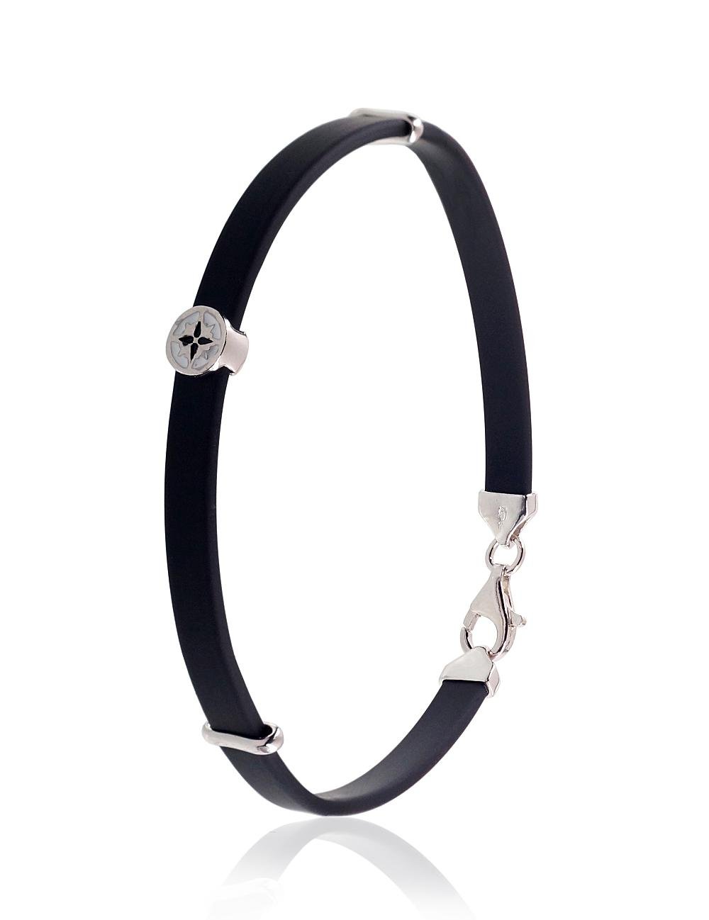 Silver bracelet with Jewelery enamel