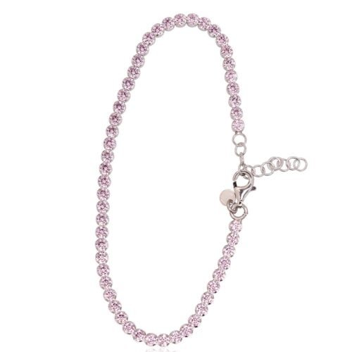 Silver bracelet with Zirkons