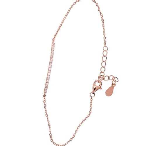 Silver bracelet with Zirkons