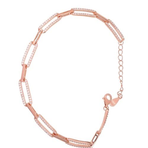 Silver bracelet with Zirkons