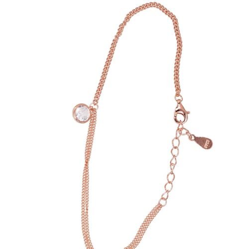 Silver bracelet with Zirkons