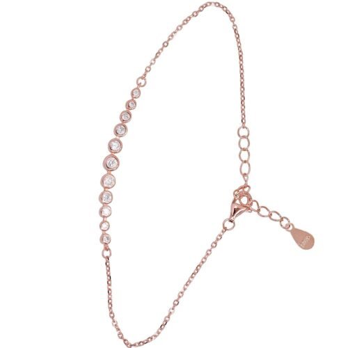 Silver bracelet with Zirkons