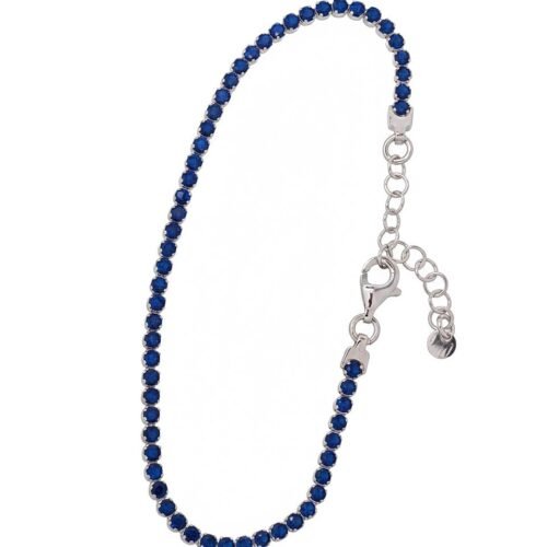 Silver bracelet with Zirkons