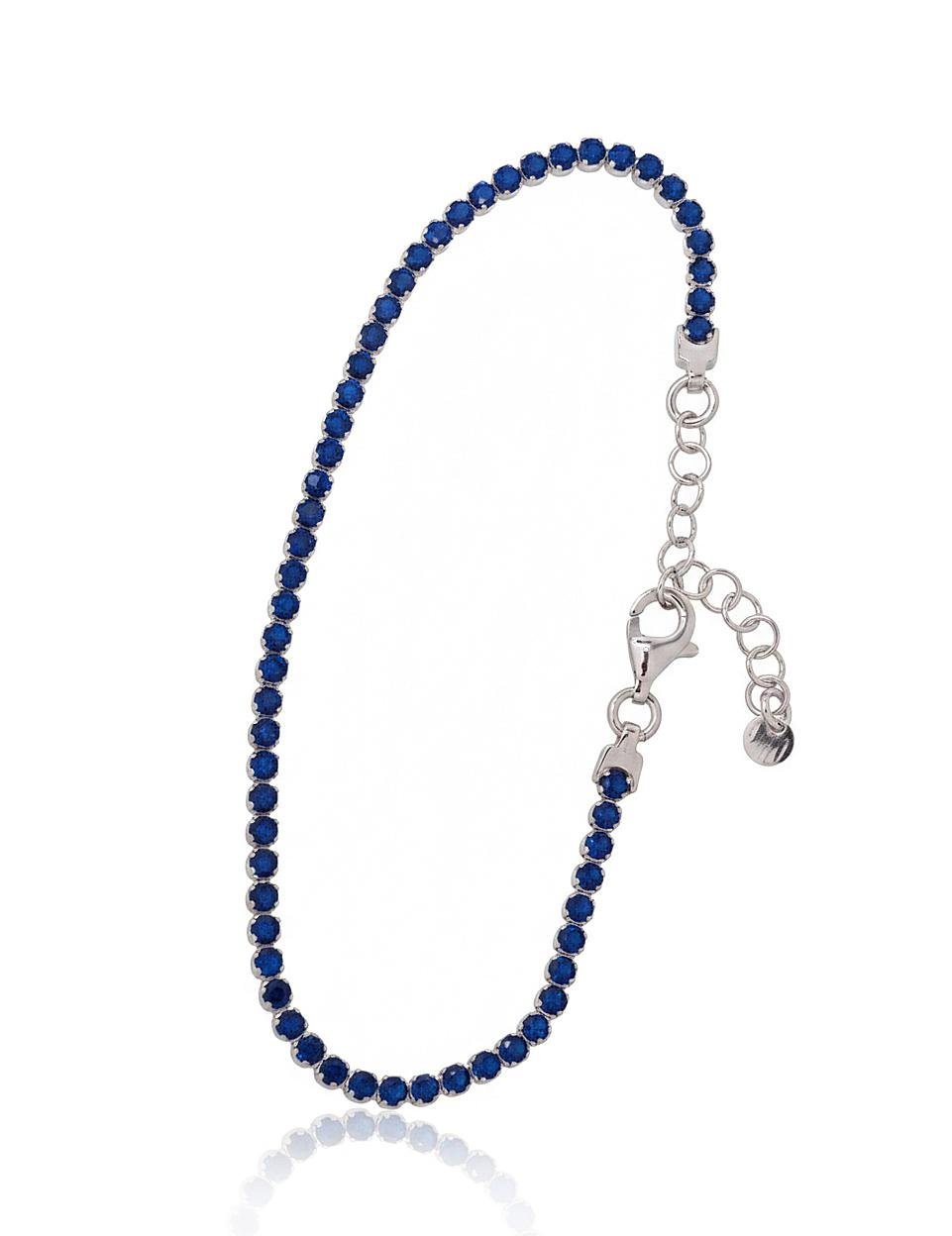 Silver bracelet with Zirkons