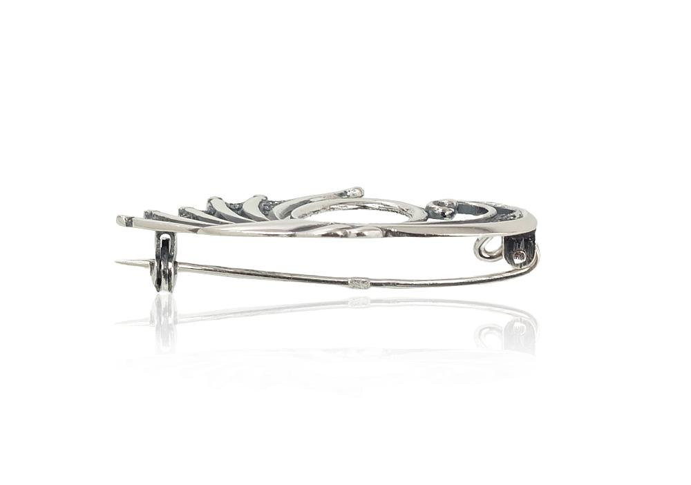 Silver brooch - Image 2