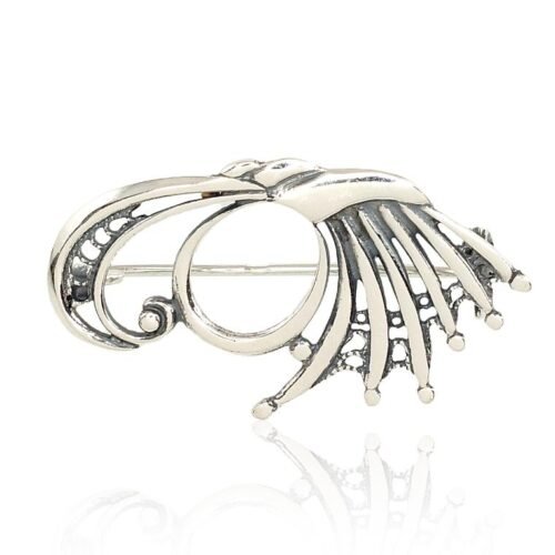 Silver brooch