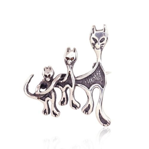 Silver brooch