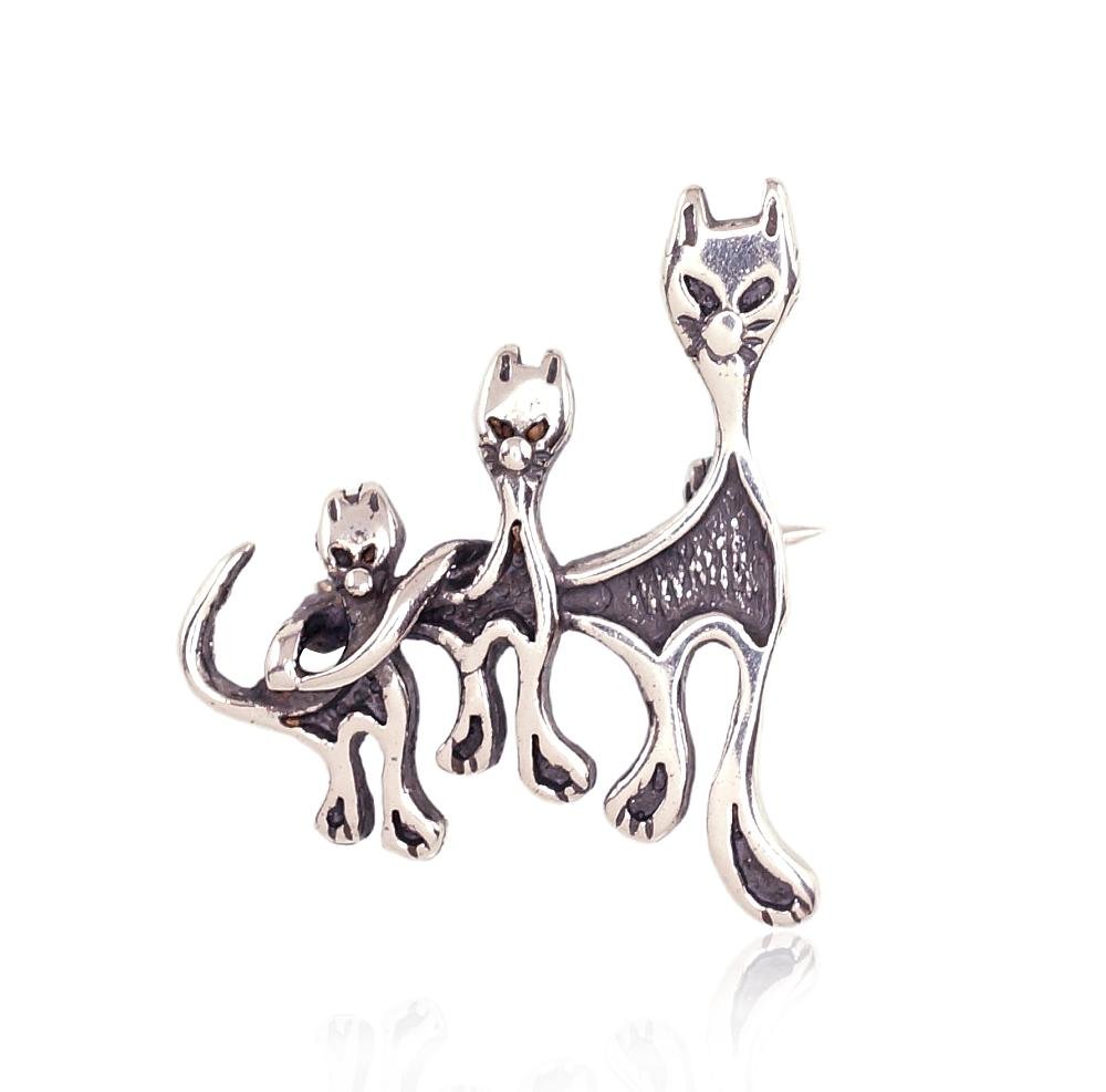 Silver brooch