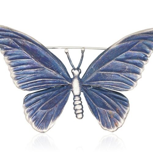 Silver brooch