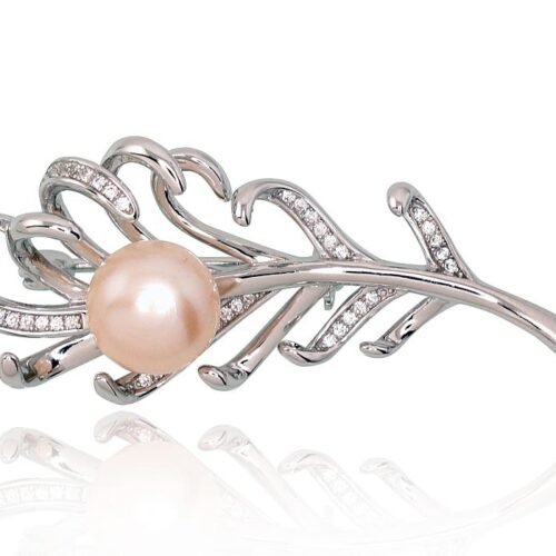 silver brooch 925 elegant pin jewelry accessory