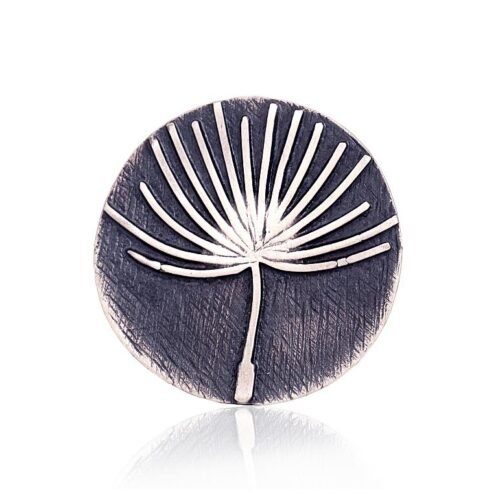 Silver brooch