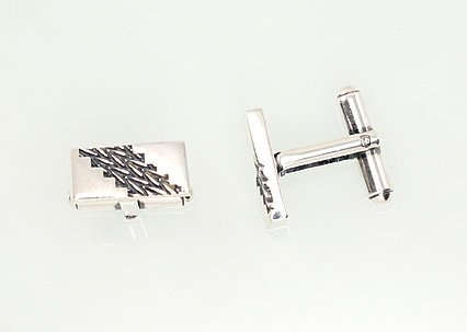 Silver cufflinks - Image 2