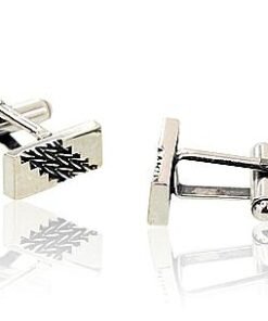 Silver cufflinks