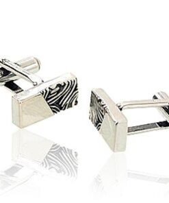 Silver cufflinks