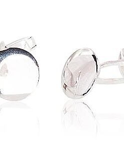 Silver cufflinks