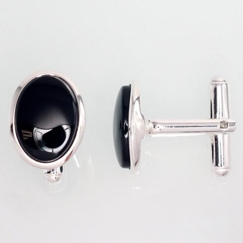 Silver cufflinks