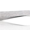 mens 925 silver ring flat textured band